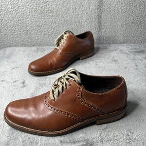 Cole Haan Brown Leather Oxford Shoes Men’s Brogue Dress Shoes‎ Size 9